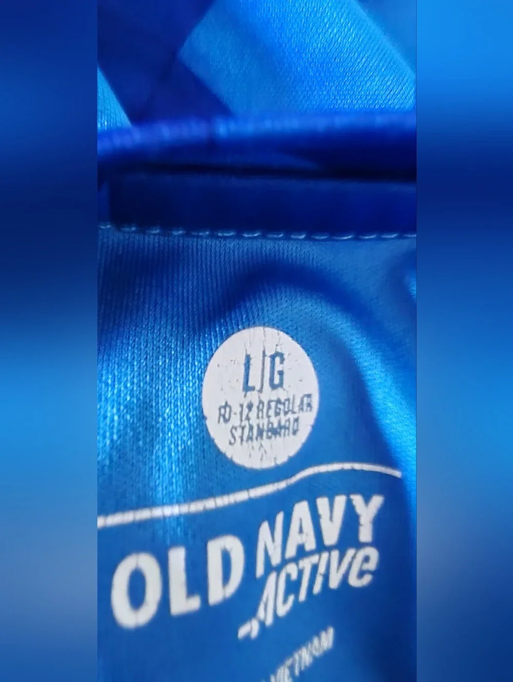 Old Navy Blue Camo Short Sleeve Tee